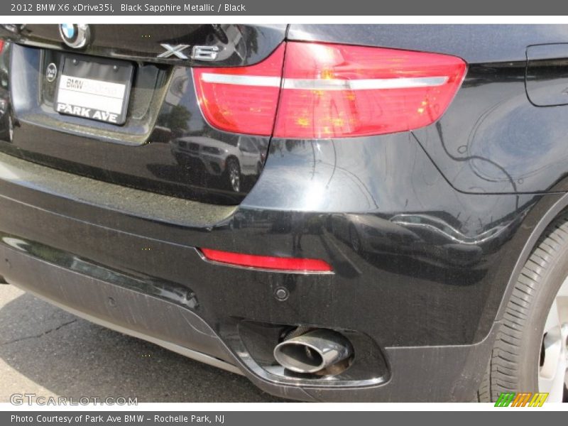 Black Sapphire Metallic / Black 2012 BMW X6 xDrive35i
