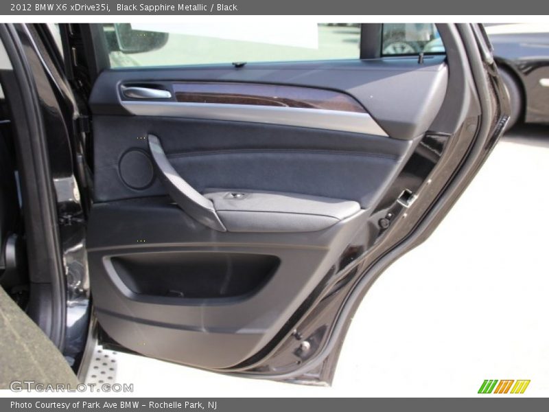 Black Sapphire Metallic / Black 2012 BMW X6 xDrive35i