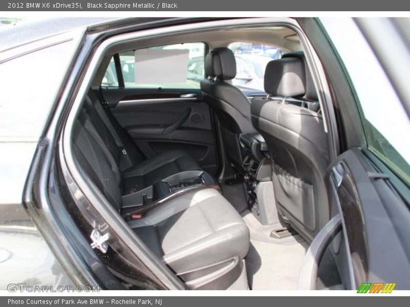 Black Sapphire Metallic / Black 2012 BMW X6 xDrive35i