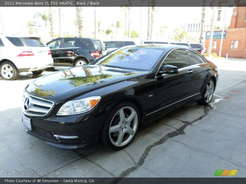 Black / Black 2011 Mercedes-Benz CL 550 4MATIC