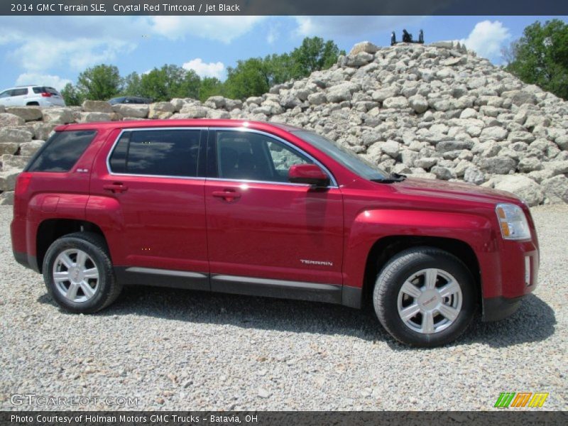 Crystal Red Tintcoat / Jet Black 2014 GMC Terrain SLE