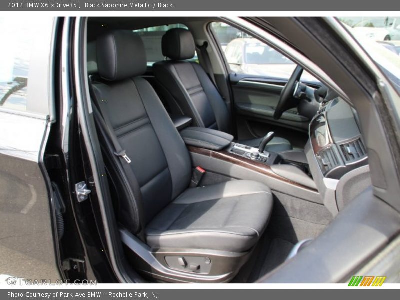 Black Sapphire Metallic / Black 2012 BMW X6 xDrive35i