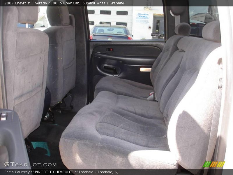 Summit White / Graphite 2002 Chevrolet Silverado 2500 LS Crew Cab