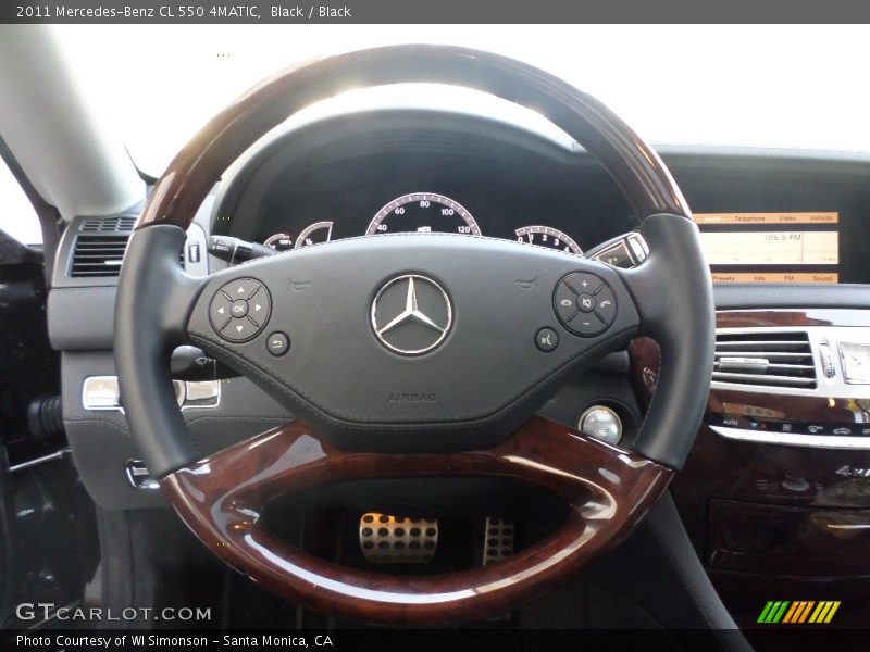 Black / Black 2011 Mercedes-Benz CL 550 4MATIC