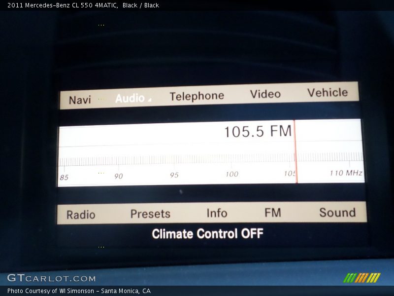Black / Black 2011 Mercedes-Benz CL 550 4MATIC