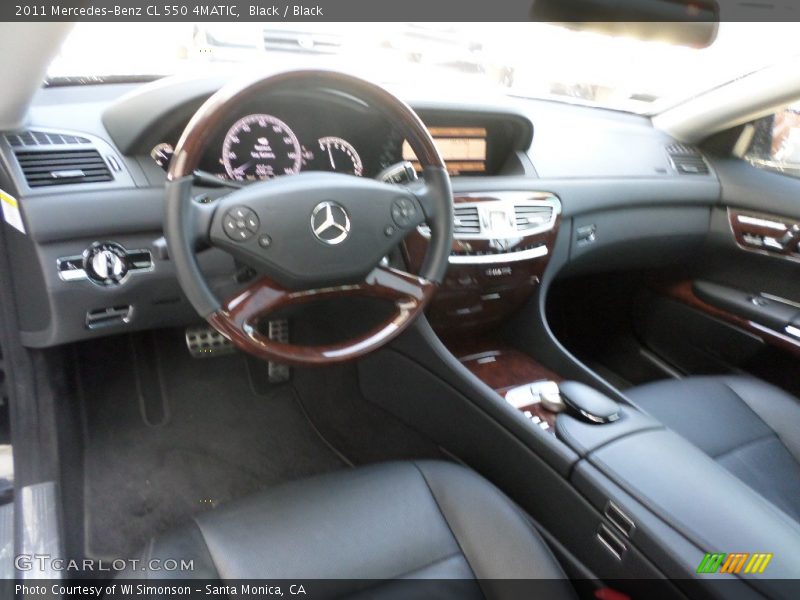 Black / Black 2011 Mercedes-Benz CL 550 4MATIC