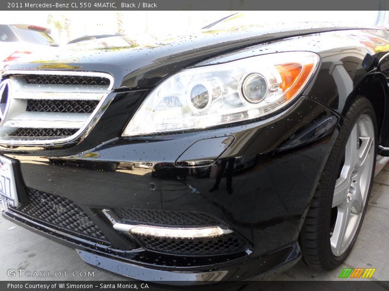 Black / Black 2011 Mercedes-Benz CL 550 4MATIC