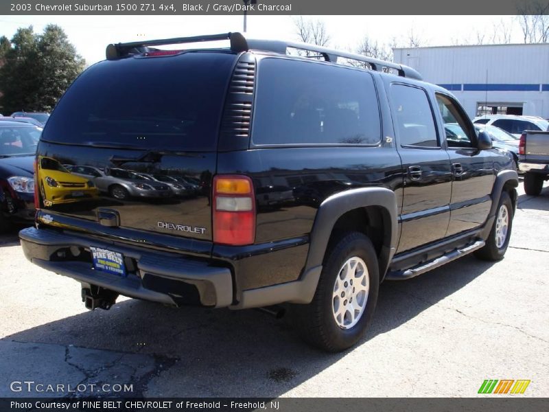 Black / Gray/Dark Charcoal 2003 Chevrolet Suburban 1500 Z71 4x4