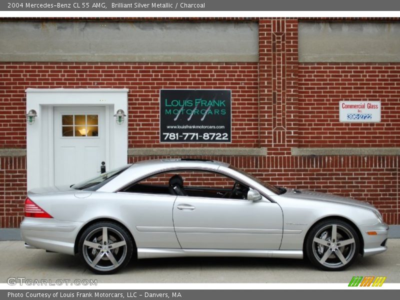 Brilliant Silver Metallic / Charcoal 2004 Mercedes-Benz CL 55 AMG