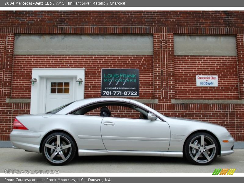 Brilliant Silver Metallic / Charcoal 2004 Mercedes-Benz CL 55 AMG