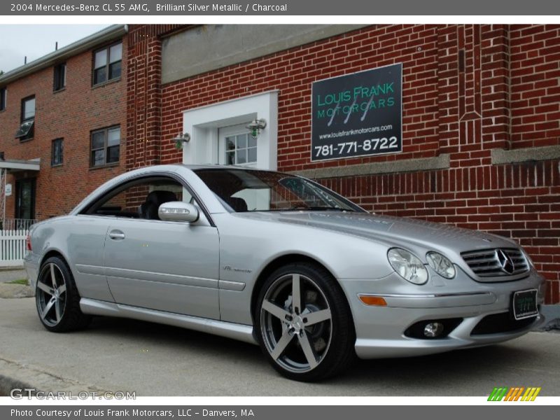 Brilliant Silver Metallic / Charcoal 2004 Mercedes-Benz CL 55 AMG
