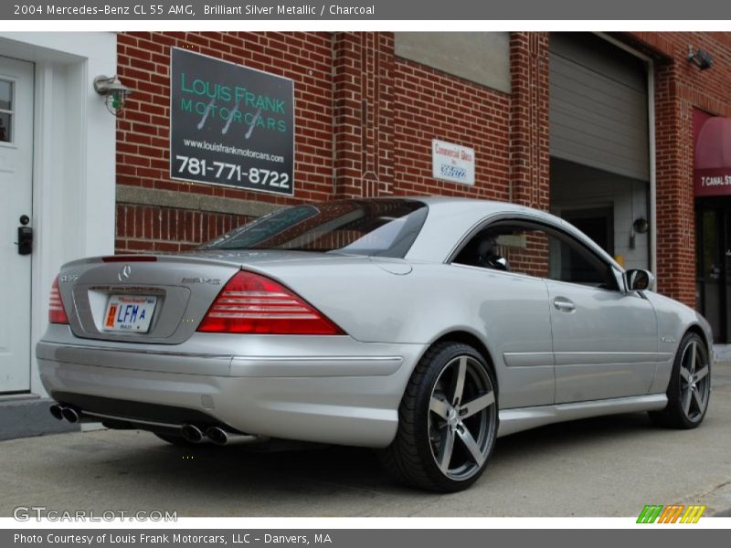 Brilliant Silver Metallic / Charcoal 2004 Mercedes-Benz CL 55 AMG