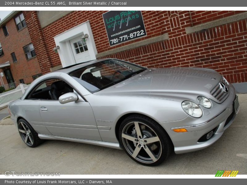 Brilliant Silver Metallic / Charcoal 2004 Mercedes-Benz CL 55 AMG