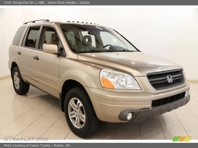 Desert Rock Metallic / Saddle 2005 Honda Pilot EX-L 4WD