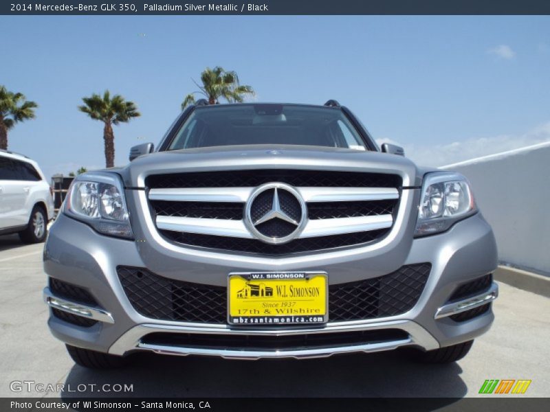 Palladium Silver Metallic / Black 2014 Mercedes-Benz GLK 350