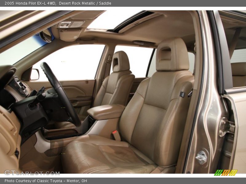 Desert Rock Metallic / Saddle 2005 Honda Pilot EX-L 4WD