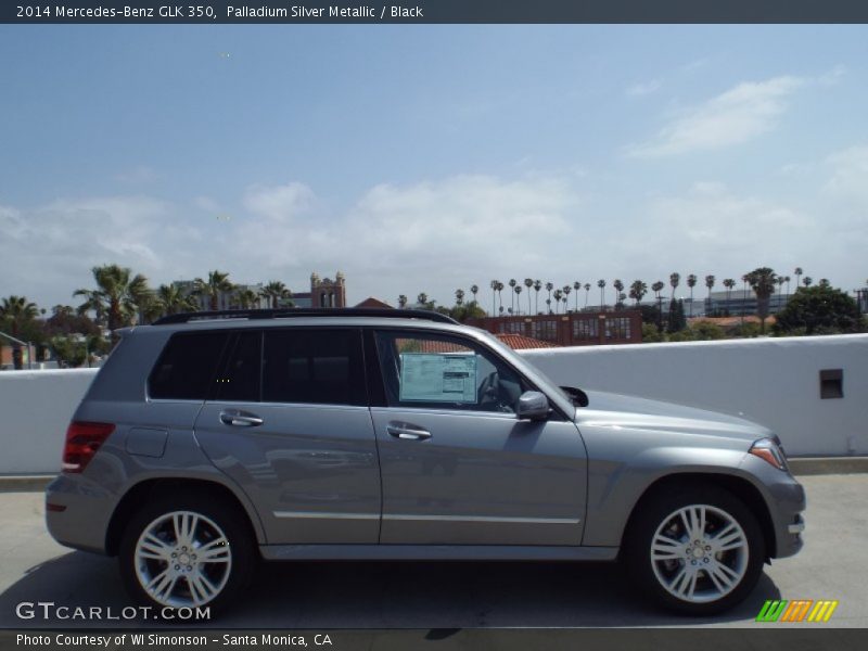Palladium Silver Metallic / Black 2014 Mercedes-Benz GLK 350