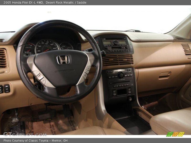 Desert Rock Metallic / Saddle 2005 Honda Pilot EX-L 4WD
