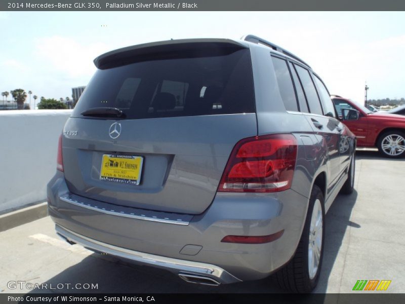 Palladium Silver Metallic / Black 2014 Mercedes-Benz GLK 350