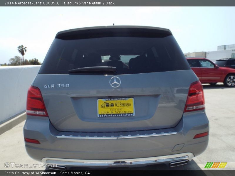 Palladium Silver Metallic / Black 2014 Mercedes-Benz GLK 350