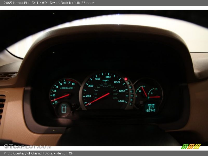 Desert Rock Metallic / Saddle 2005 Honda Pilot EX-L 4WD