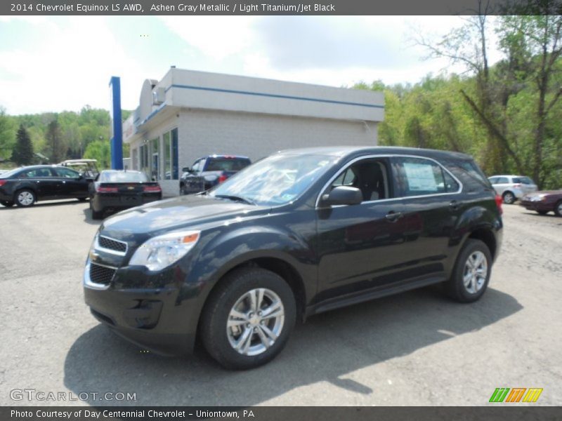 Ashen Gray Metallic / Light Titanium/Jet Black 2014 Chevrolet Equinox LS AWD