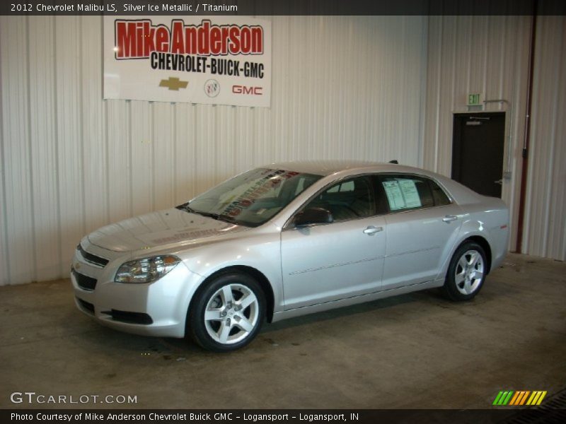Silver Ice Metallic / Titanium 2012 Chevrolet Malibu LS
