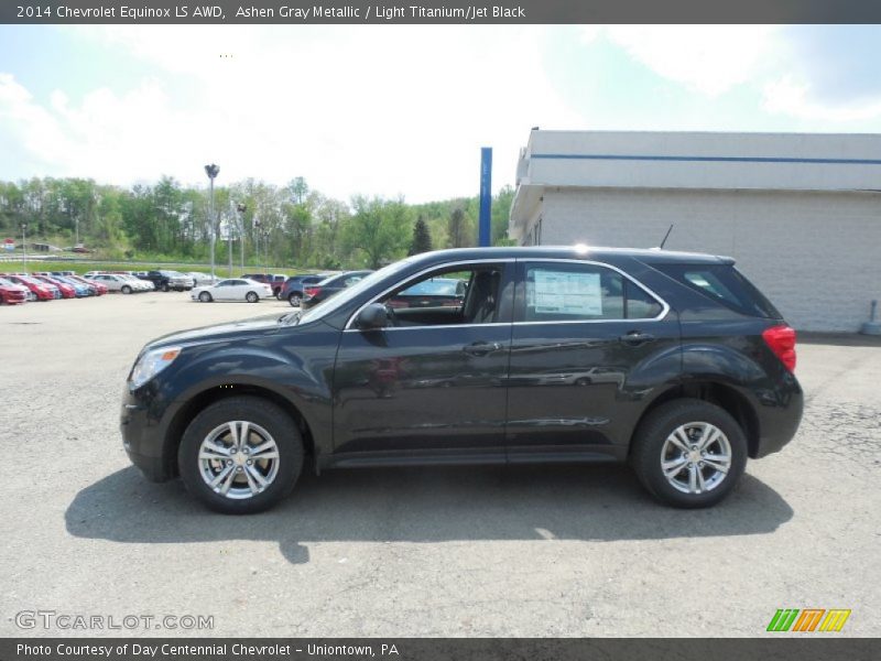 Ashen Gray Metallic / Light Titanium/Jet Black 2014 Chevrolet Equinox LS AWD
