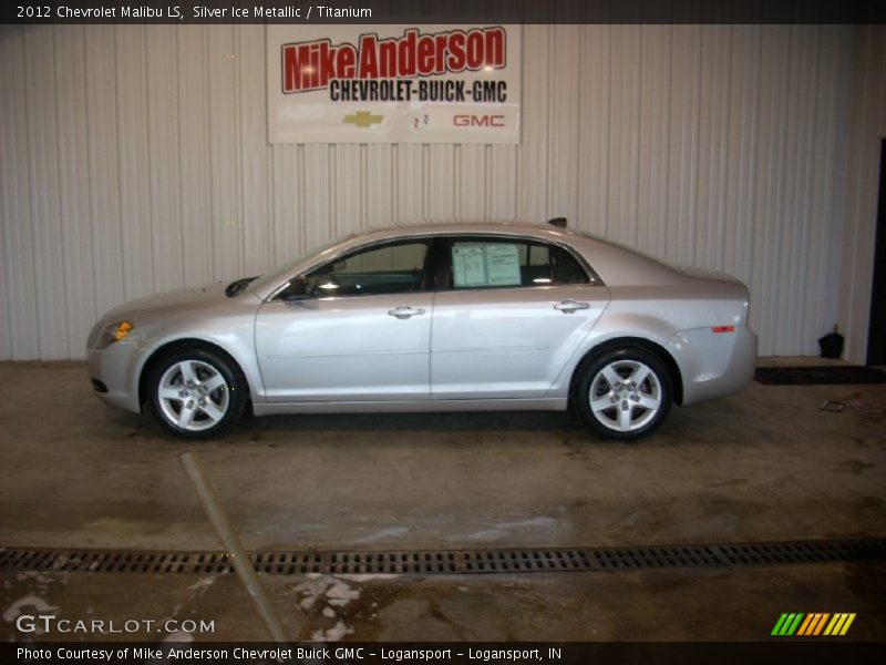 Silver Ice Metallic / Titanium 2012 Chevrolet Malibu LS
