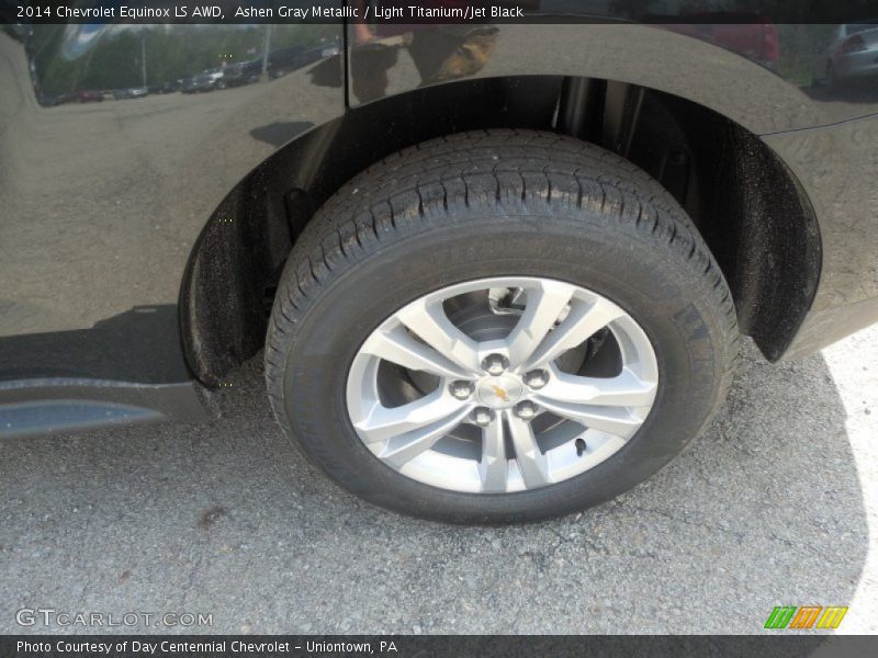 Ashen Gray Metallic / Light Titanium/Jet Black 2014 Chevrolet Equinox LS AWD