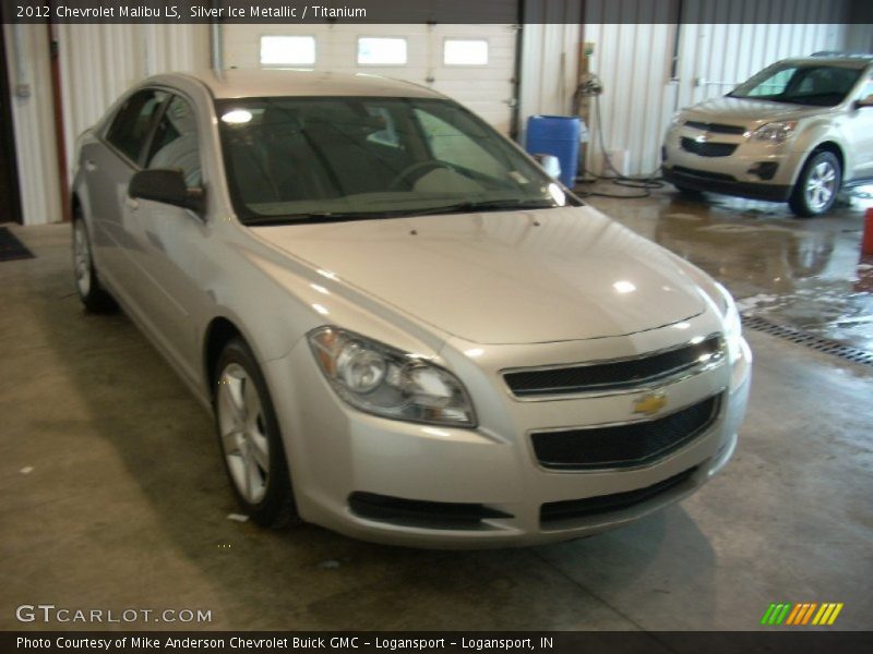 Silver Ice Metallic / Titanium 2012 Chevrolet Malibu LS