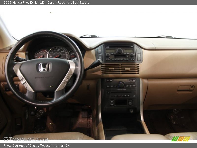Desert Rock Metallic / Saddle 2005 Honda Pilot EX-L 4WD