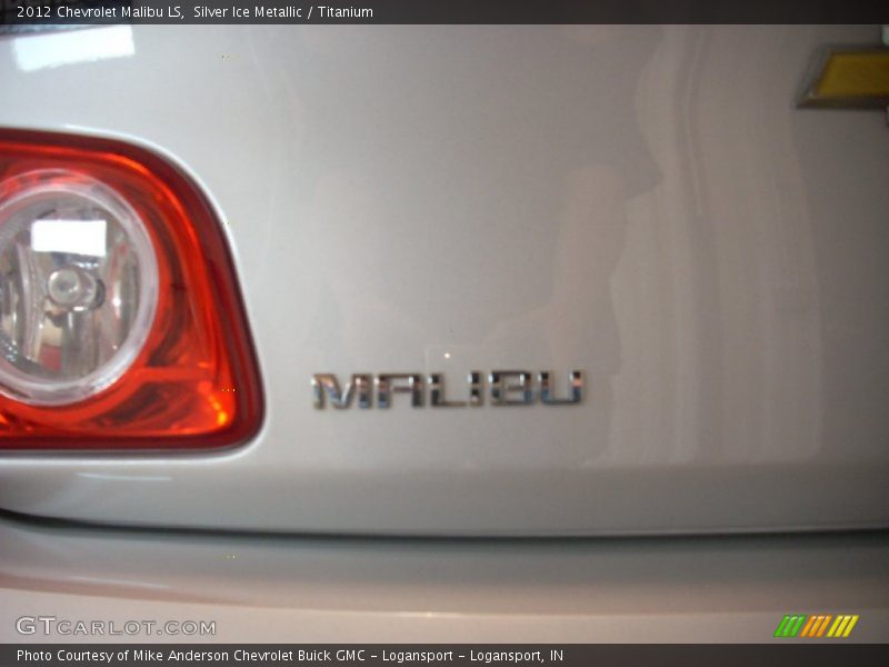 Silver Ice Metallic / Titanium 2012 Chevrolet Malibu LS