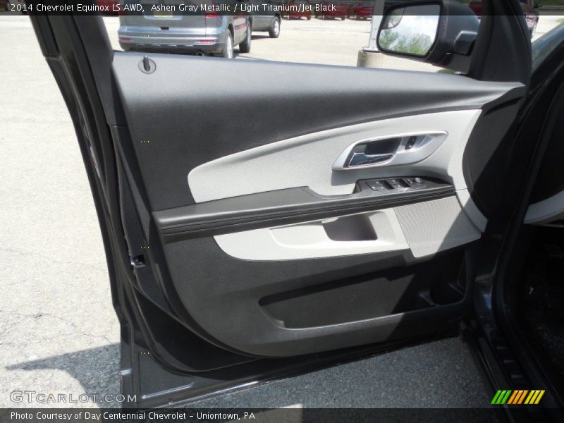 Ashen Gray Metallic / Light Titanium/Jet Black 2014 Chevrolet Equinox LS AWD