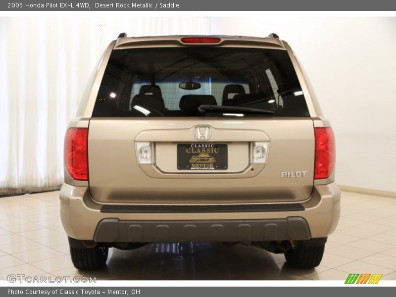 Desert Rock Metallic / Saddle 2005 Honda Pilot EX-L 4WD