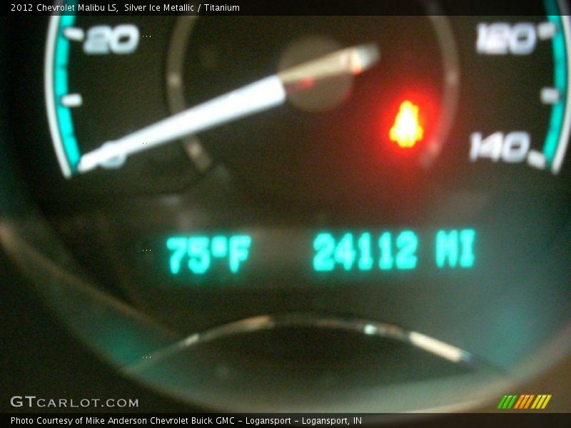 Silver Ice Metallic / Titanium 2012 Chevrolet Malibu LS