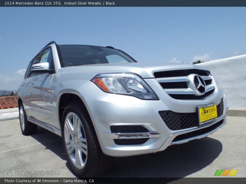 Iridium Silver Metallic / Black 2014 Mercedes-Benz GLK 350