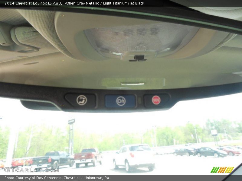 Ashen Gray Metallic / Light Titanium/Jet Black 2014 Chevrolet Equinox LS AWD