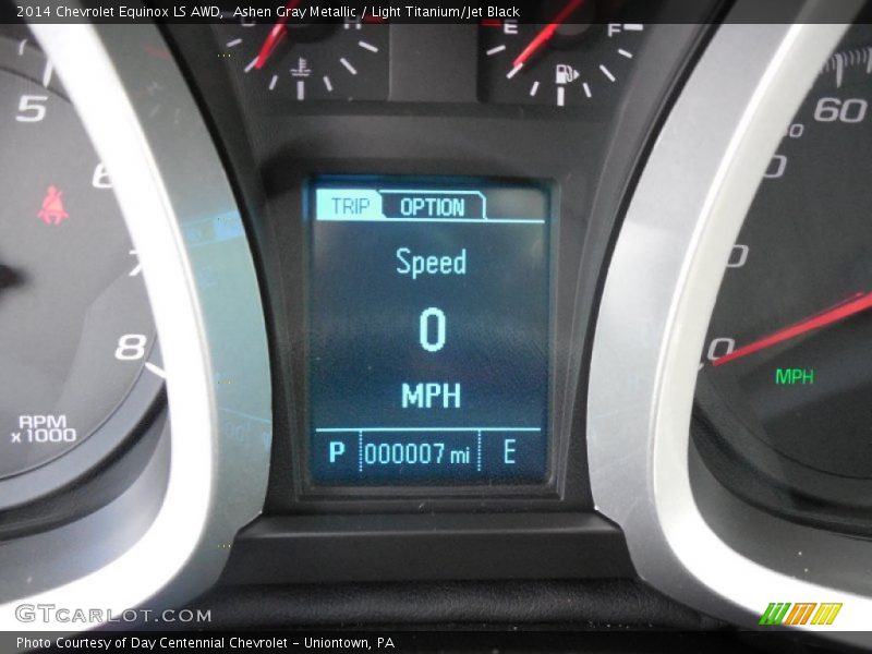 Ashen Gray Metallic / Light Titanium/Jet Black 2014 Chevrolet Equinox LS AWD