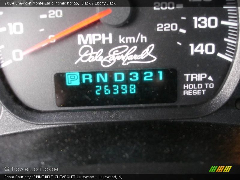 Black / Ebony Black 2004 Chevrolet Monte Carlo Intimidator SS