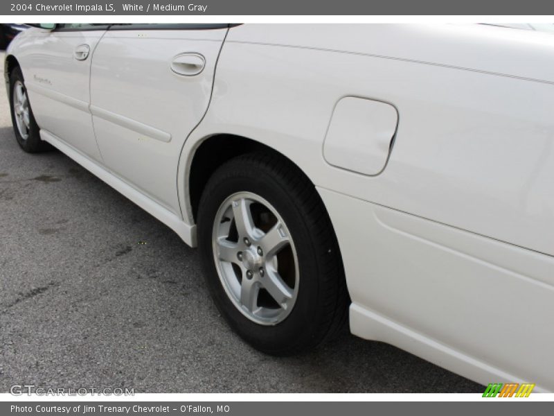 White / Medium Gray 2004 Chevrolet Impala LS