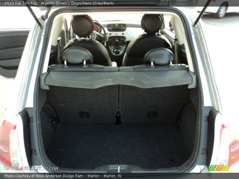 Argento (Silver) / Grigio/Nero (Gray/Black) 2013 Fiat 500 Pop