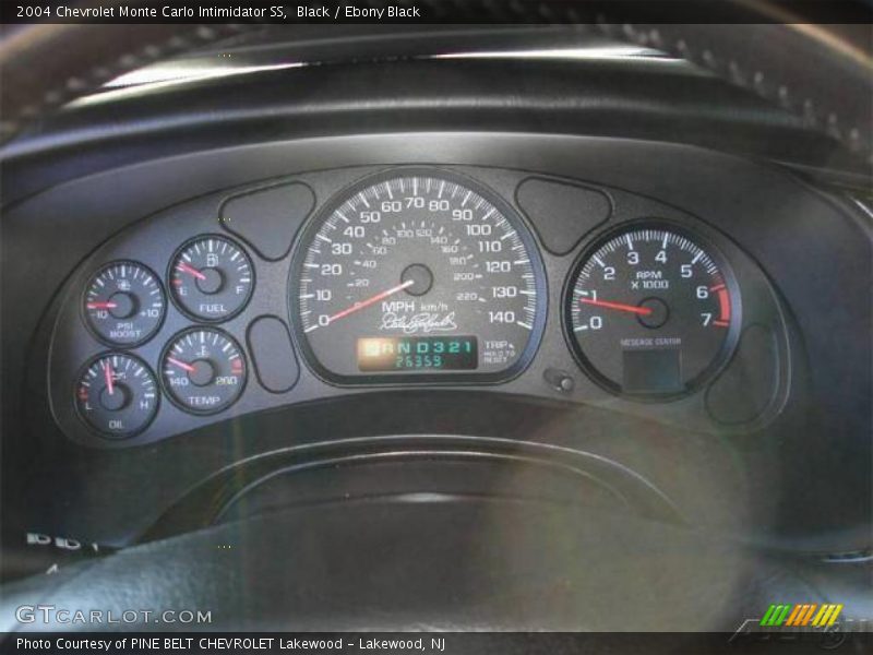 Black / Ebony Black 2004 Chevrolet Monte Carlo Intimidator SS
