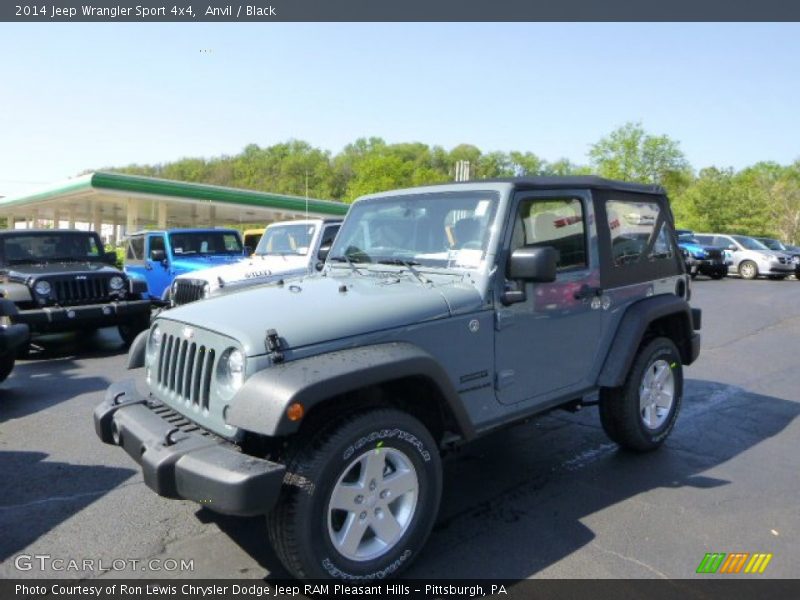 Anvil / Black 2014 Jeep Wrangler Sport 4x4