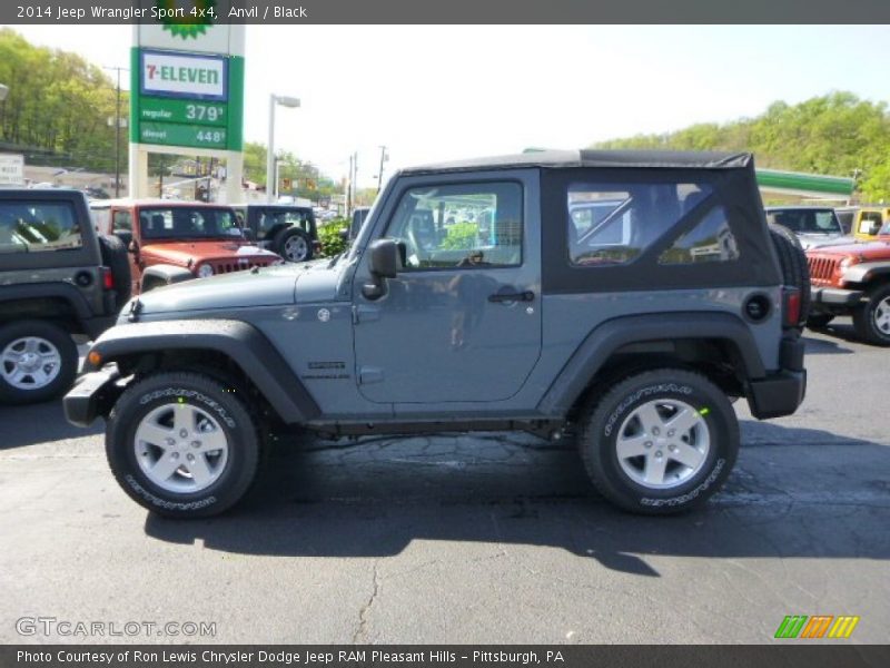 Anvil / Black 2014 Jeep Wrangler Sport 4x4