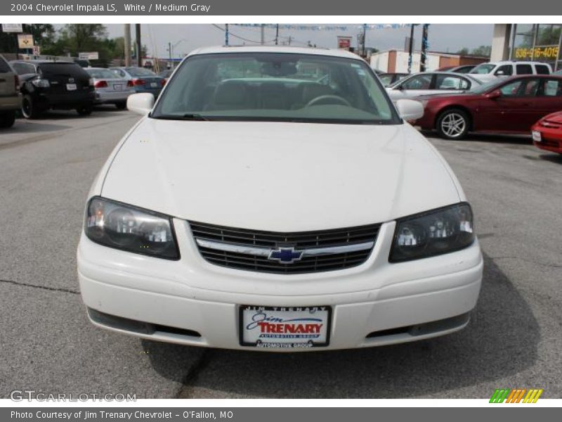 White / Medium Gray 2004 Chevrolet Impala LS