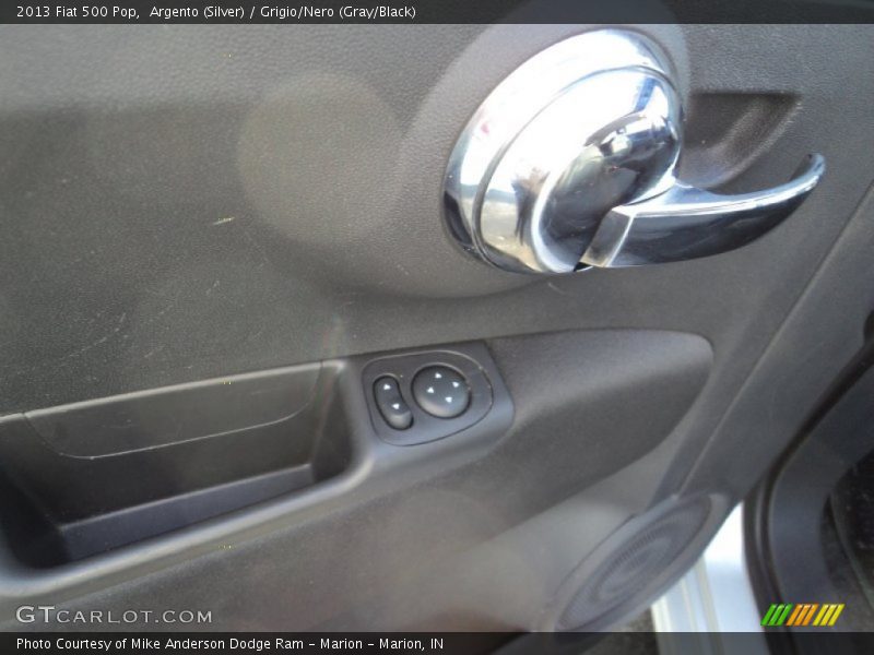 Argento (Silver) / Grigio/Nero (Gray/Black) 2013 Fiat 500 Pop