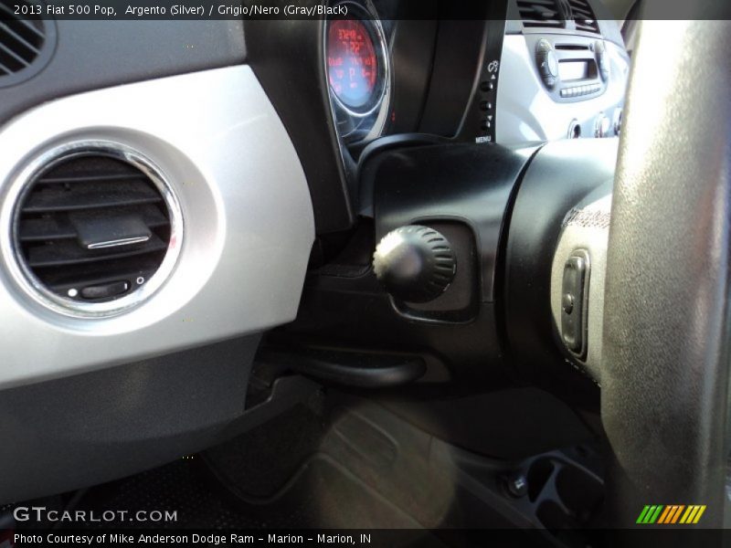 Argento (Silver) / Grigio/Nero (Gray/Black) 2013 Fiat 500 Pop
