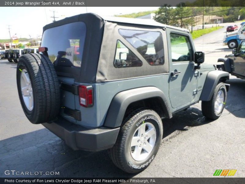 Anvil / Black 2014 Jeep Wrangler Sport 4x4