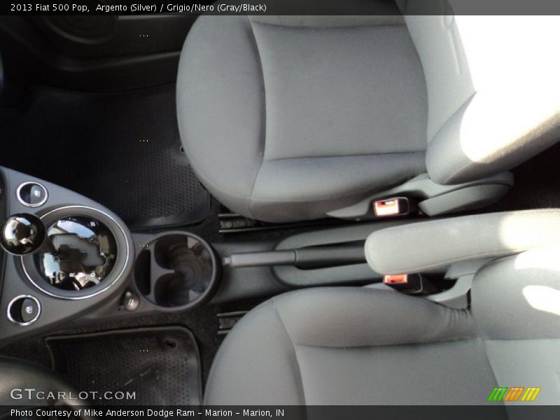 Argento (Silver) / Grigio/Nero (Gray/Black) 2013 Fiat 500 Pop